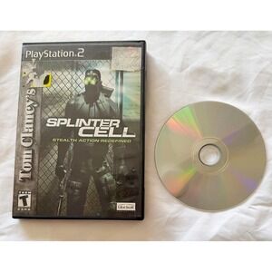 PlayStation 2 Tom‎ Clancy Splinter Cell Stealth Action Redefined 2003 Sony
